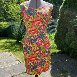 Tomommi Vintage Style Colourful Dress